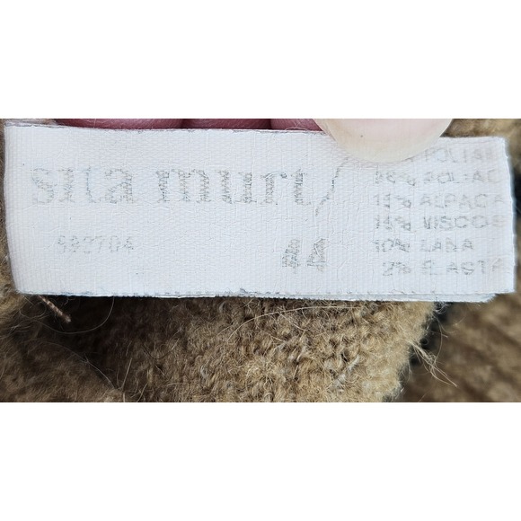 Sita Murt Fair Isle Alpaca Sweater Nordic Tribal Winter Fall Womens Sz 12 - Picture 12 of 12